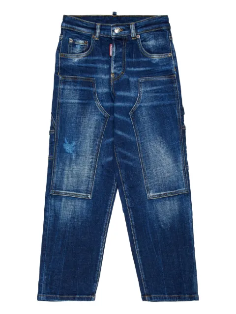 DSQUARED2 KIDS jeans con paneles