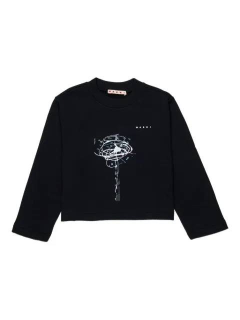 Marni Kids sweat à imprimé graphique