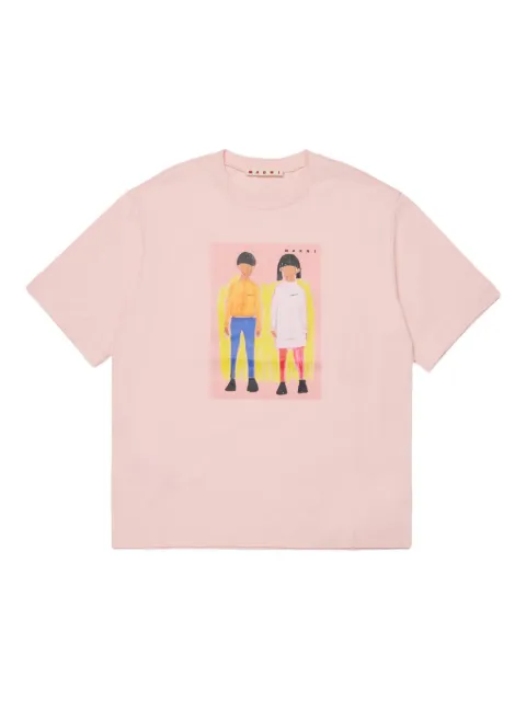 Marni Kids playera con estampado gráfico