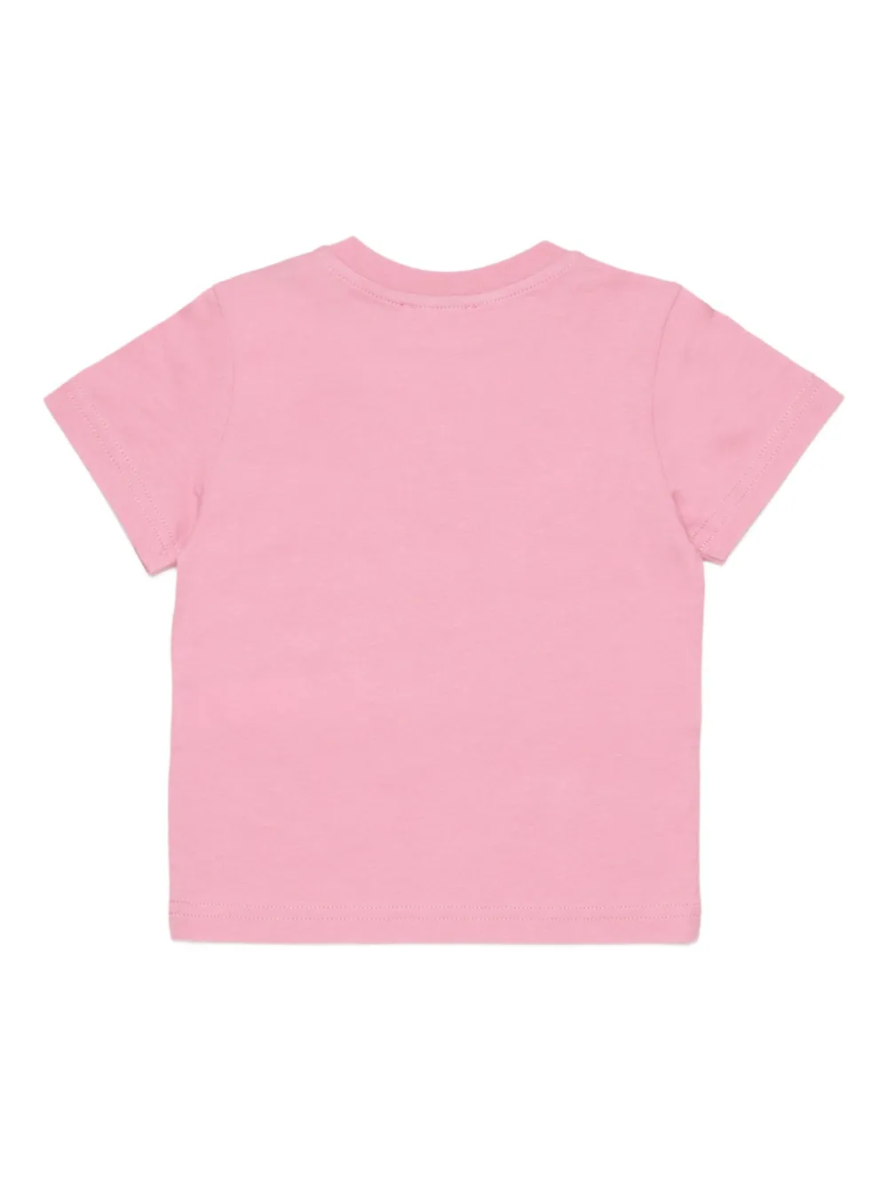 Diesel Kids Tolpyb T-shirt met knopen - Roze
