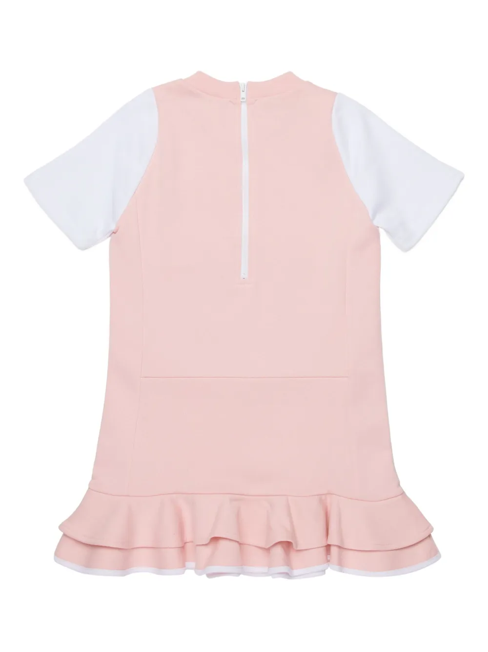 Marni Kids Jurk met ruches en roosprint Roze