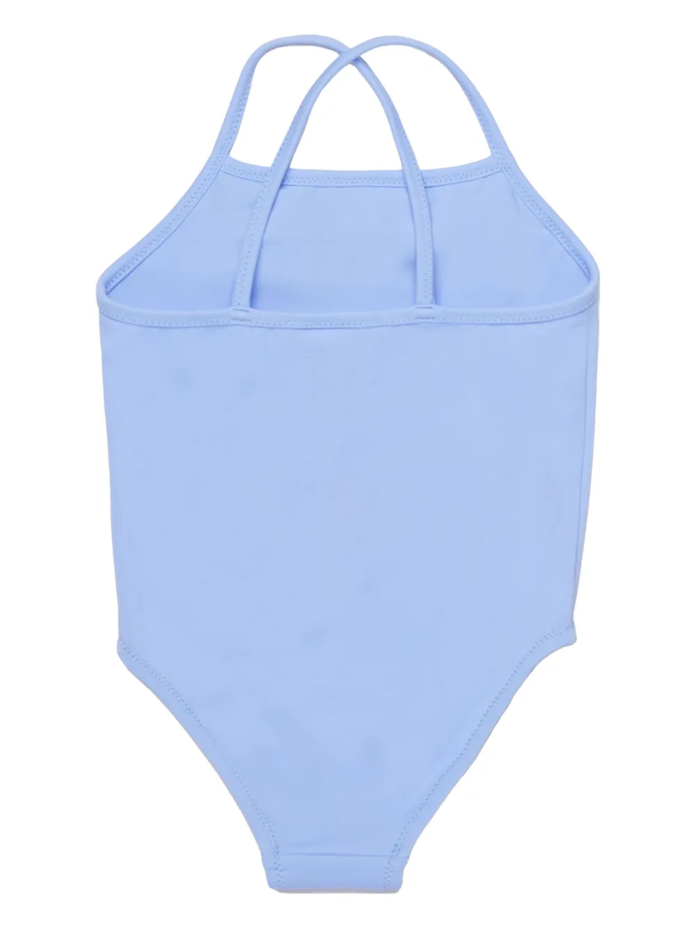  Marni Kids Ruffled Print Swimsuit - Blue 