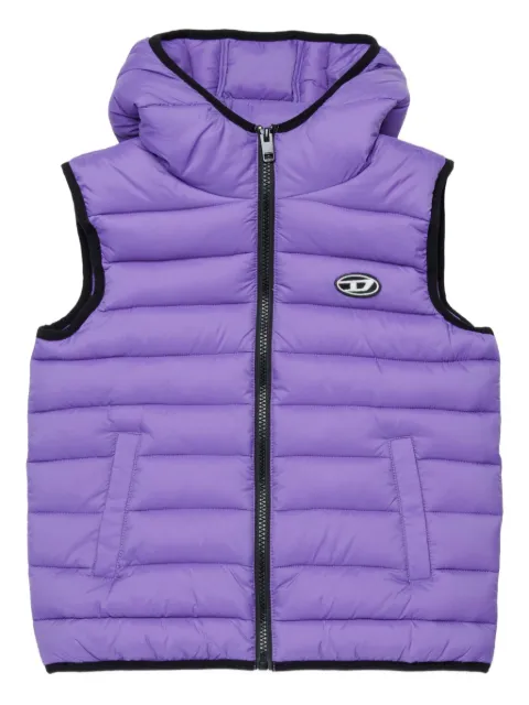 Diesel Kids gilet matelassé Jtemply à capuche