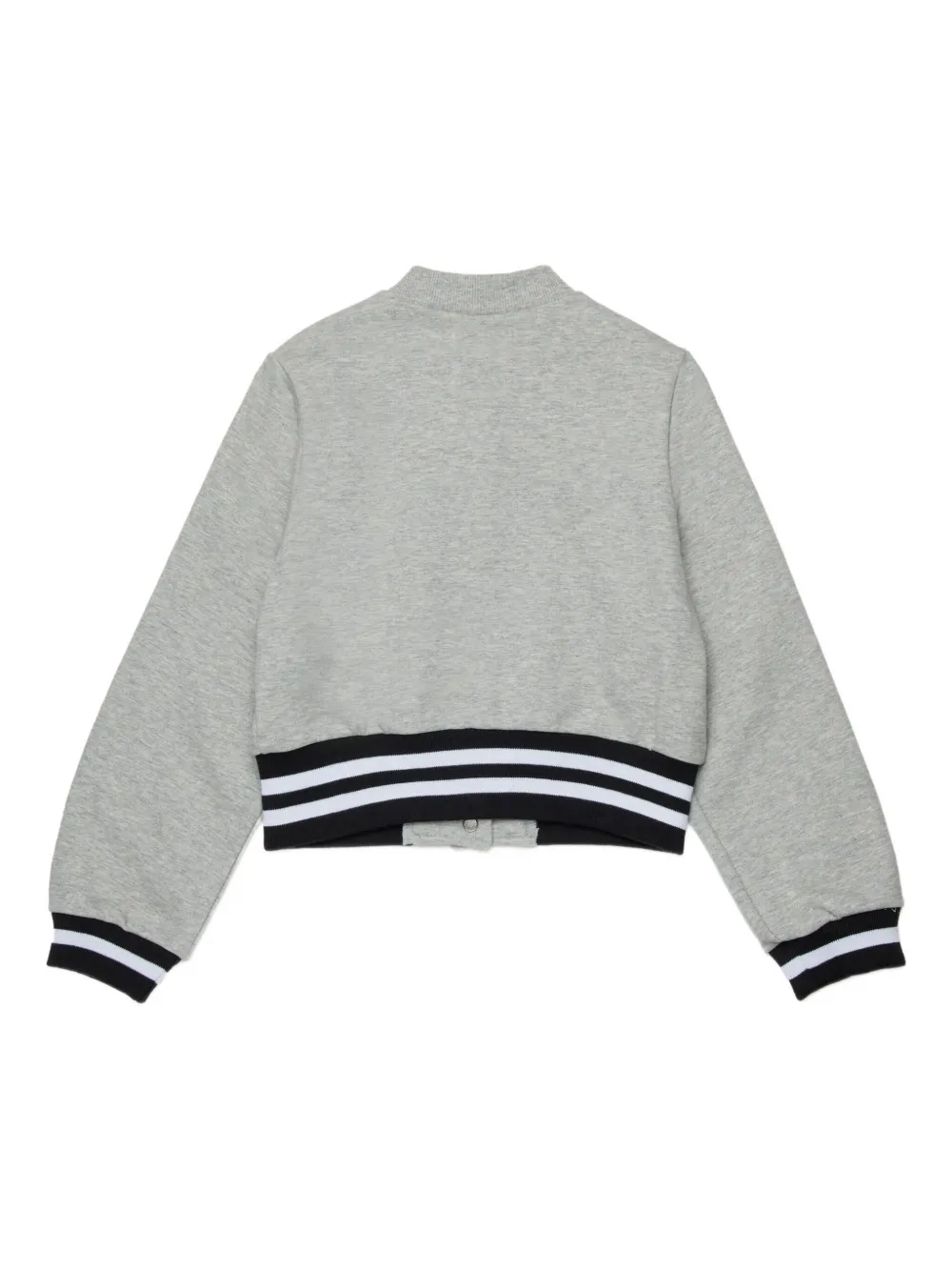 Marni Kids Gestreept jack met knopen Grijs