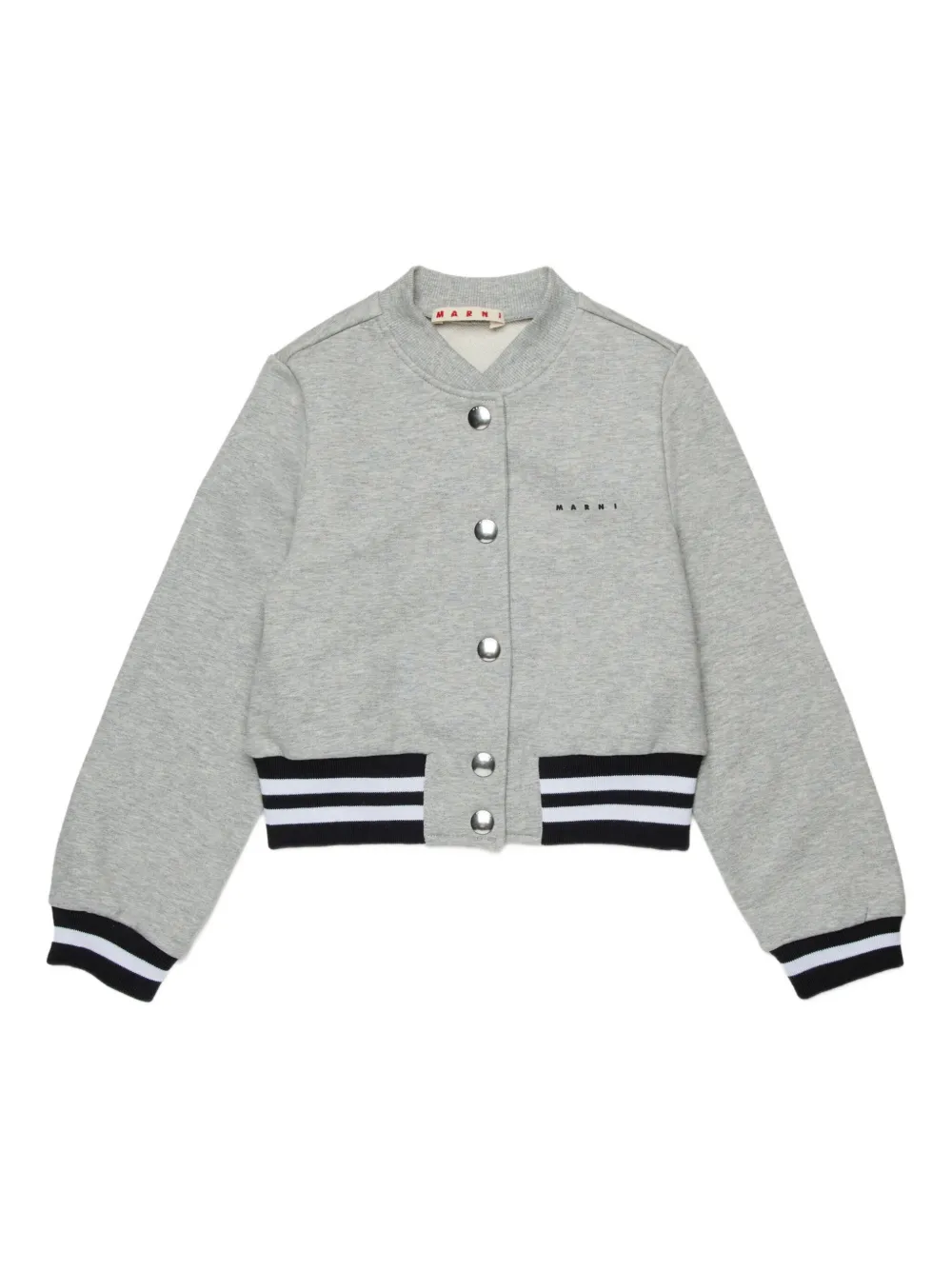 Marni Kids Giacca a righe - Grigio