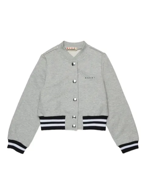 Marni Kids buttoned striped jacket