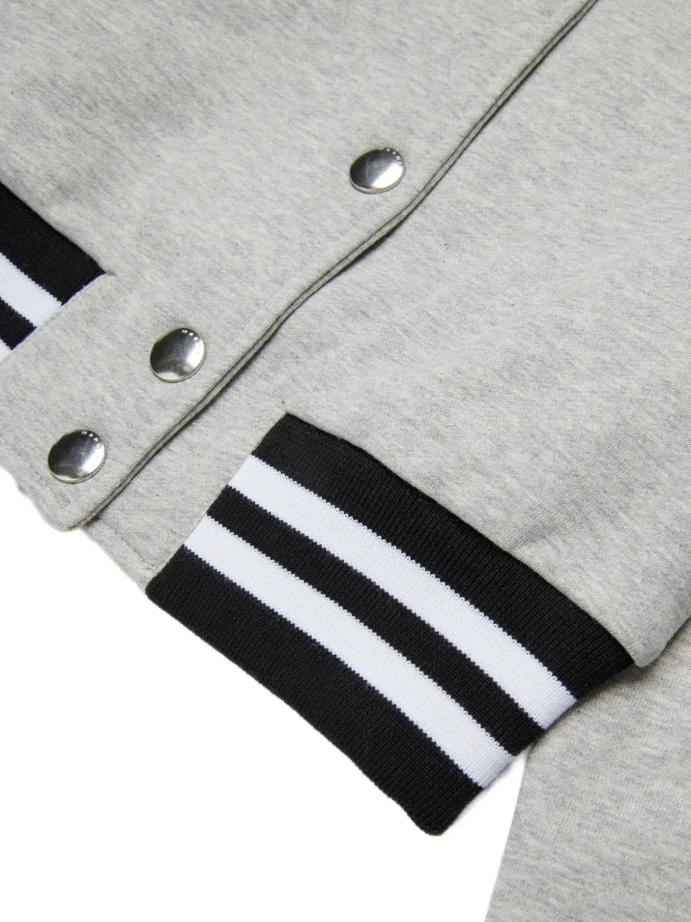 Marni Kids Gestreept jack met knopen Grijs