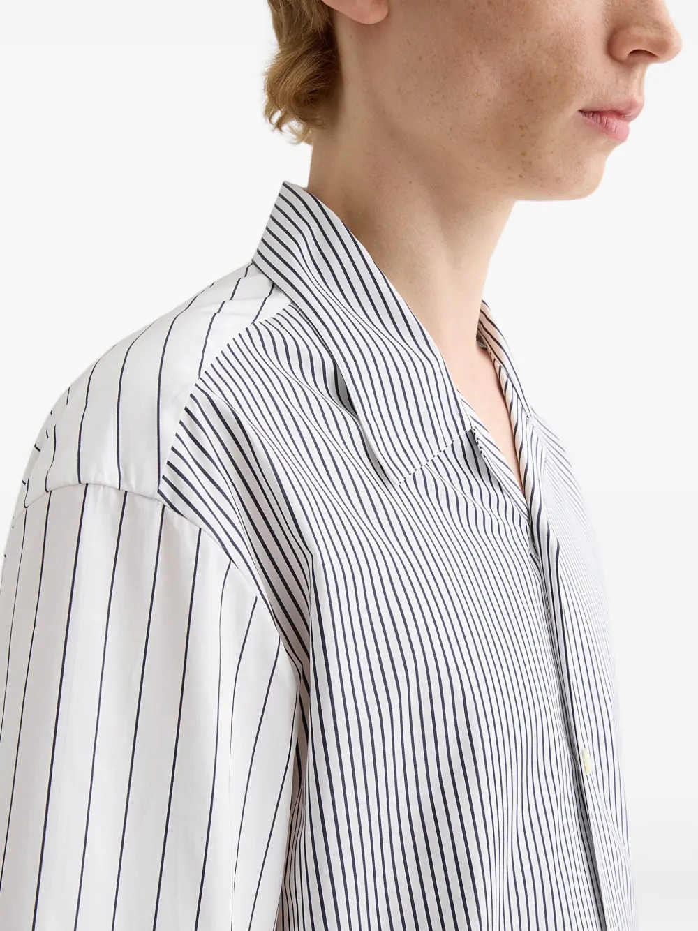 Jil Sander Lichtgewicht katoenen overhemd Wit