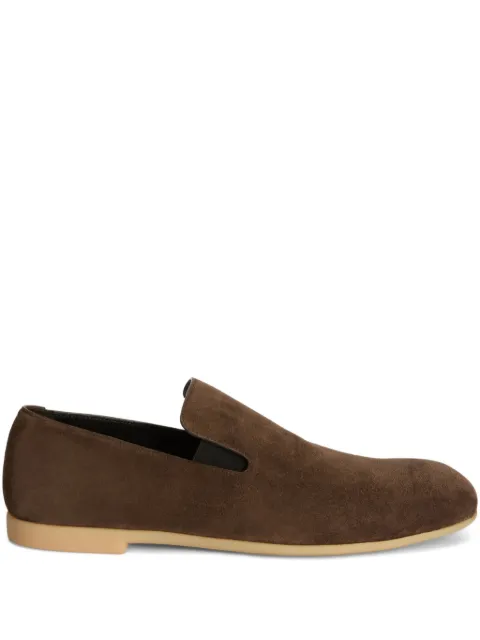 Jil Sander suede loafers