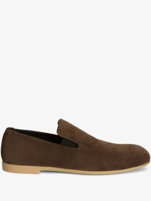 Jil Sander mocasines de gamuza