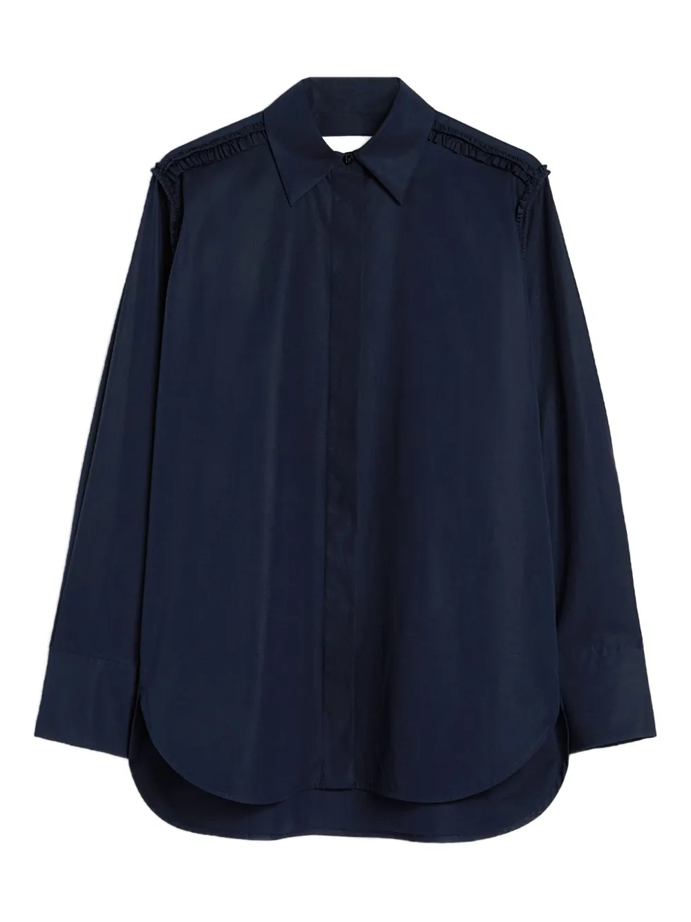 Jil Sander Camicia con ruches - Blu