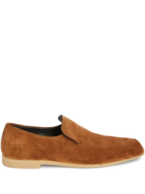 Jil Sander suede loafers