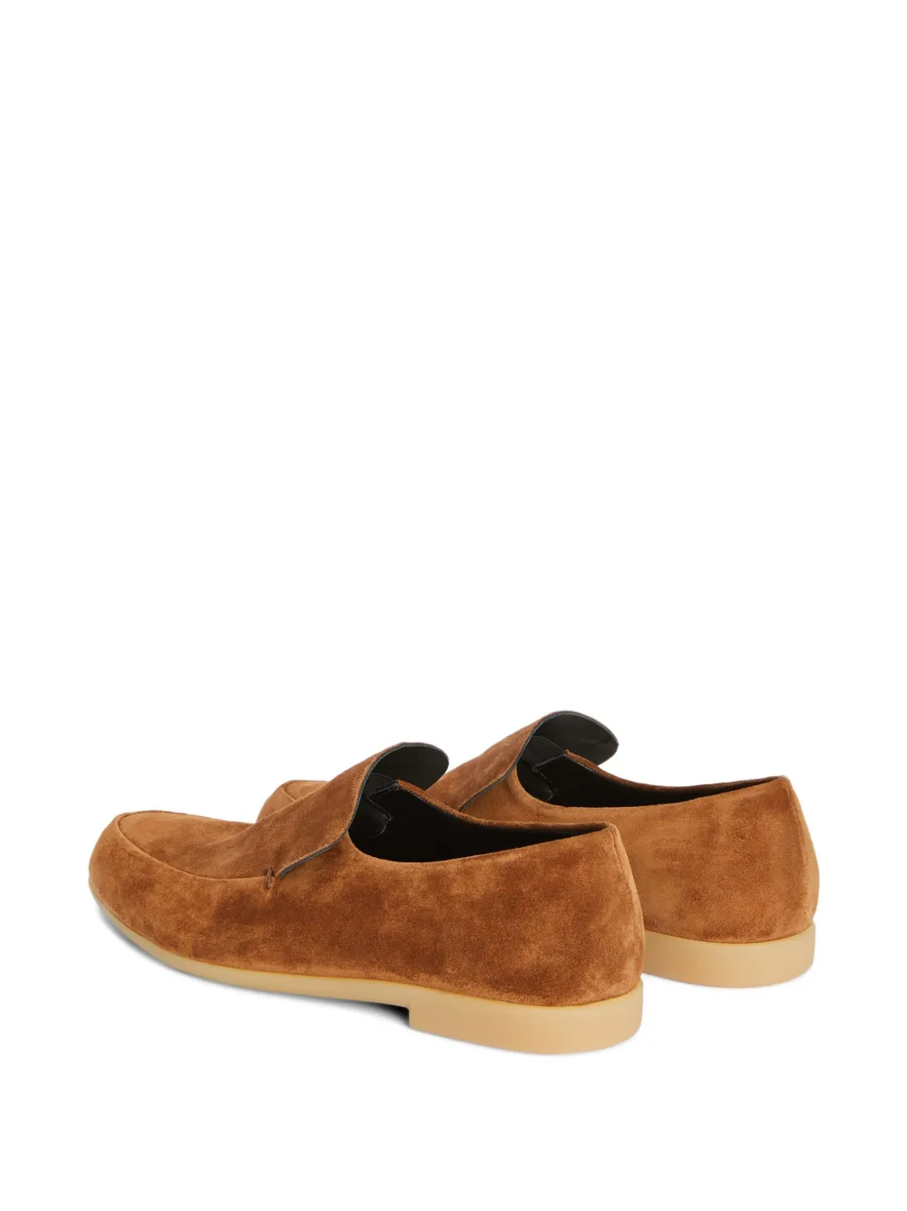 Jil Sander Suède loafers Bruin