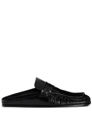 PRADA レザーミュール 36 Prada レザーミュール | ブラック | FARFETCH JP
