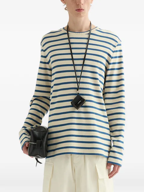 Jil Sander  striped cotton vest