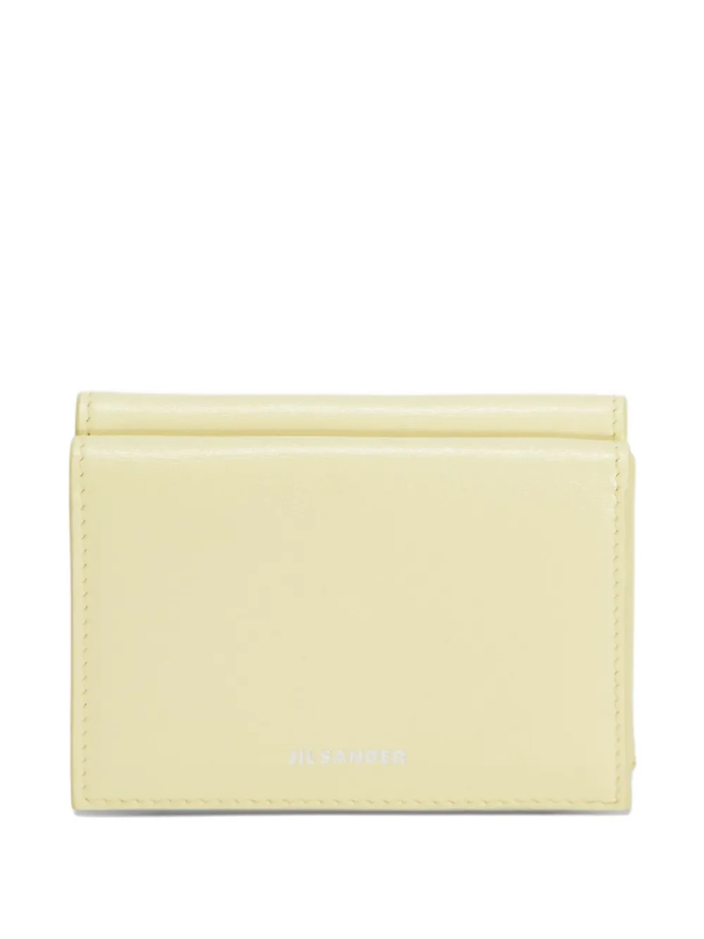 Jil Sander Portafoglio mini goffrato - Giallo