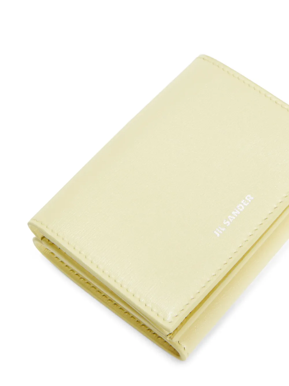Jil Sander Kleine portemonnee Geel