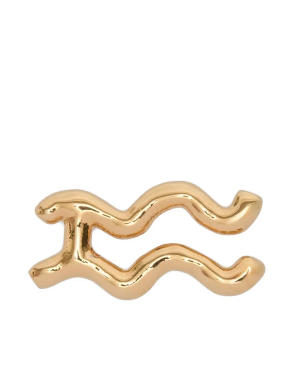 Jil Sander Zodiac-sign Earring In Gold