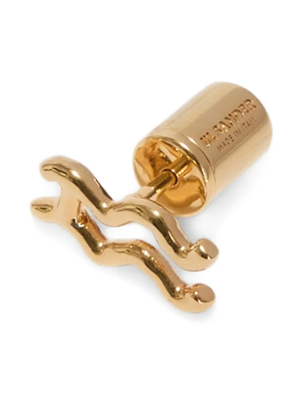 Jil Sander Zodiac-sign Earring In Gold