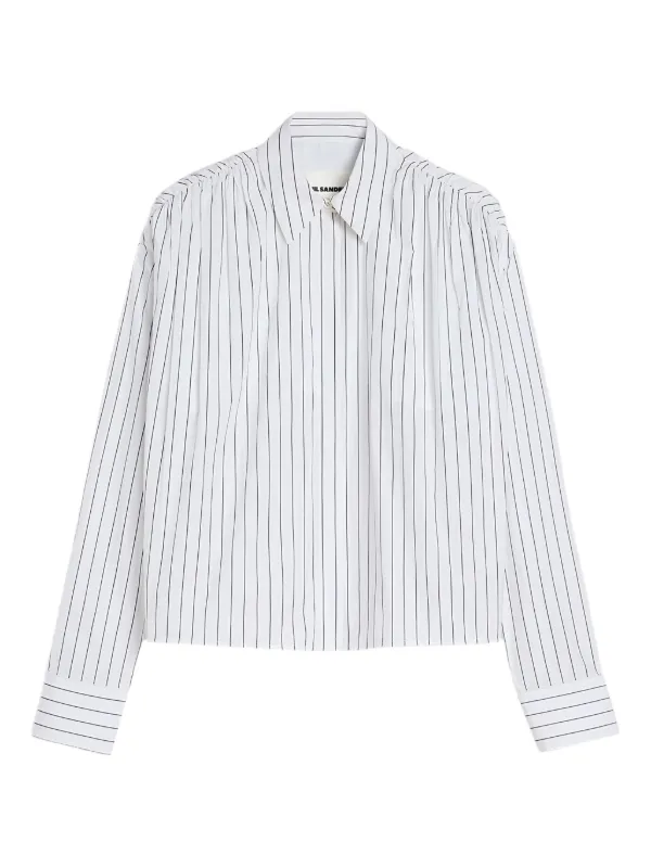 Jil Sander ストライプ シャツ | ホワイト | FARFETCH JP