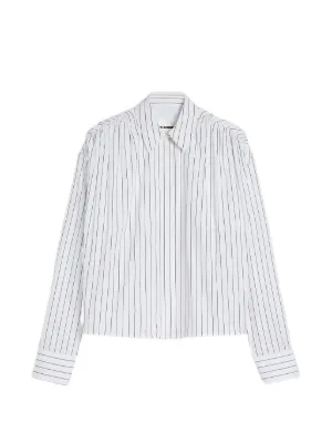 Jil Sander ストライプ シャツ | ホワイト | FARFETCH JP