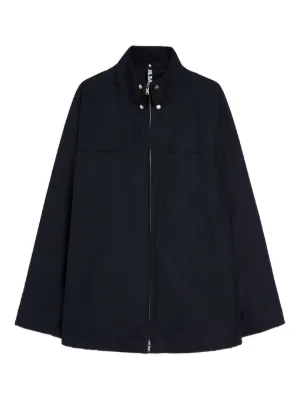 Jil Sander ジップアップ シャツジャケット | ブルー | FARFETCH JP Jil Sander ジップアップ シャツジャケット | ブルー | FARFETCH JP