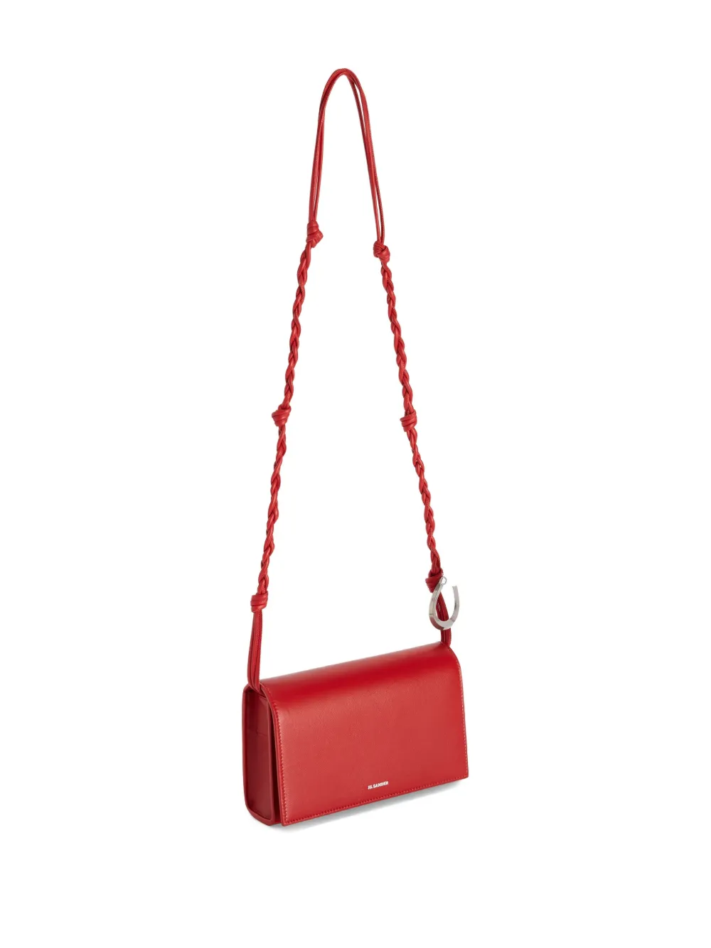  Jil Sander Horse Tangle Cross Body Bag - Red 