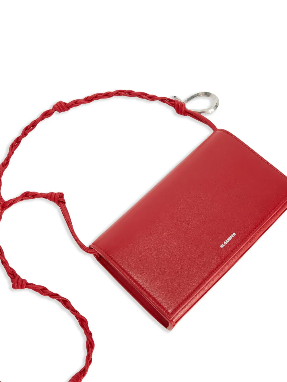  Jil Sander Horse Tangle Cross Body Bag - Red 