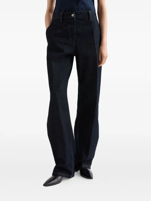 パンツ archive JIL SANDER coating denim pants Jil Sander Lightweight Denim Trousers | Blue | FARFETCH