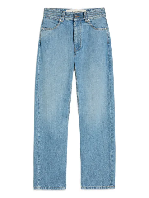 Jil Sander jeans rectos con costuras