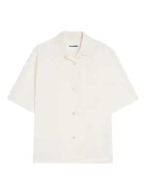 Jil Sander コットンポプリン シャツ | ホワイト | FARFETCH JP