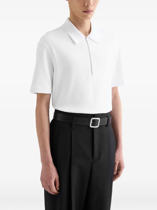 Jil Sander ニットポロシャツ | ホワイト | FARFETCH JP