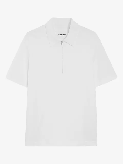 Jil Sander playera tipo polo con cierre