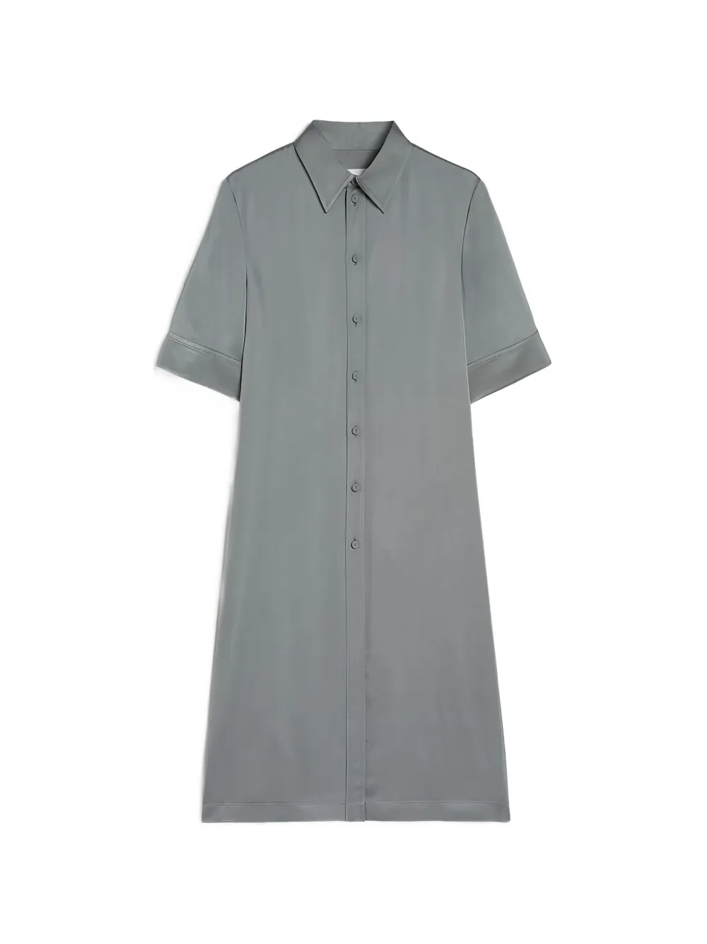 Jil Sander Gesmockte blouse met knopen Grijs