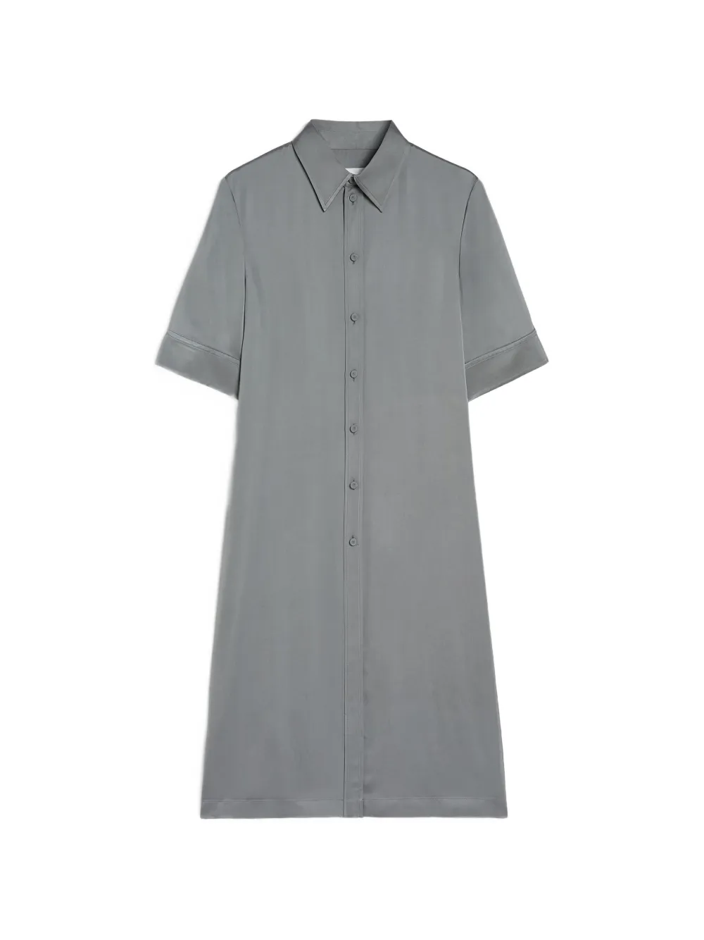 Jil Sander button gathering shirt - Grey