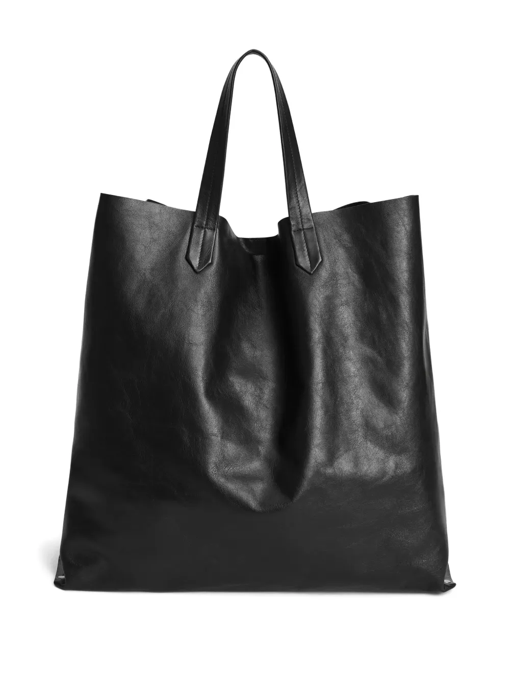 Jil Sander tote con franja ajustable | negro | Image 1
