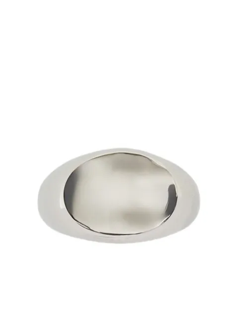 Jil Sander polished signet ring