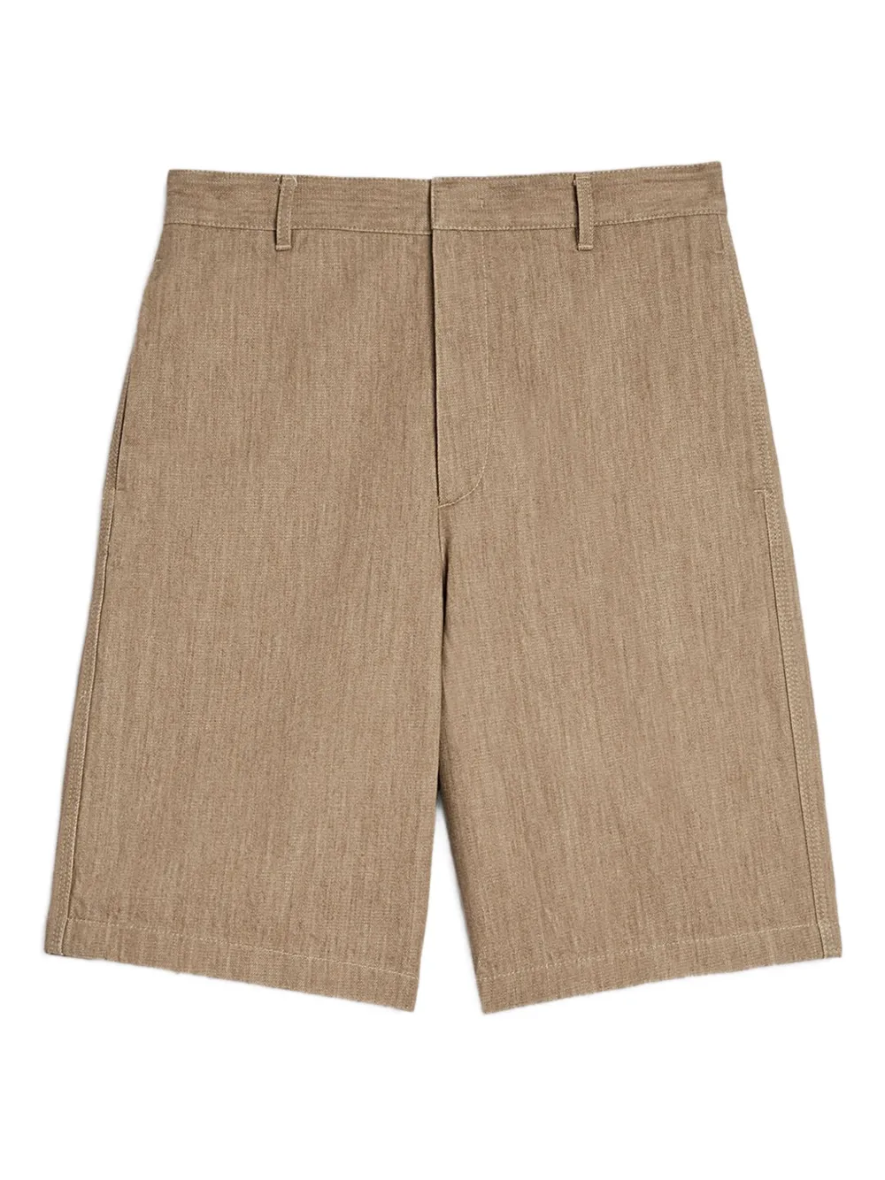 Jil Sander belt-loops shorts | Brown | Image 1