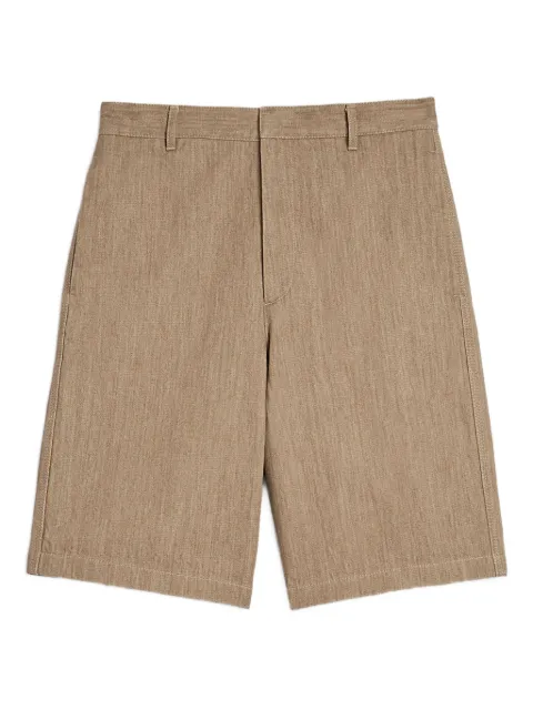 Jil Sander belt-loops shorts