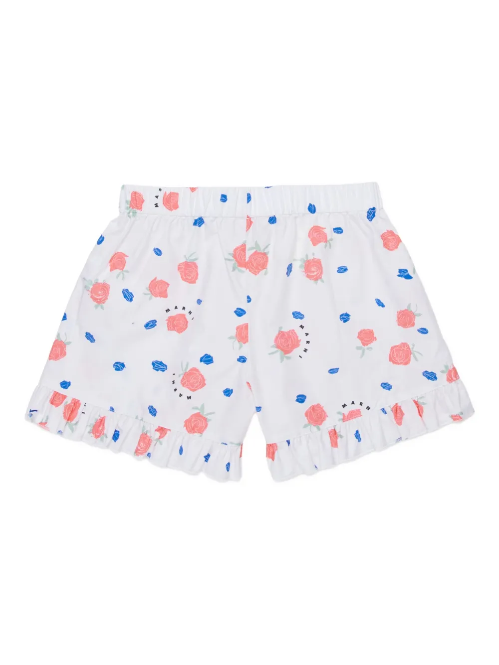 Floral Ruffled Shorts