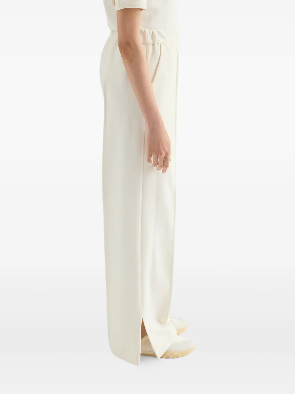 Jil Sander Technische katoenen broek Wit
