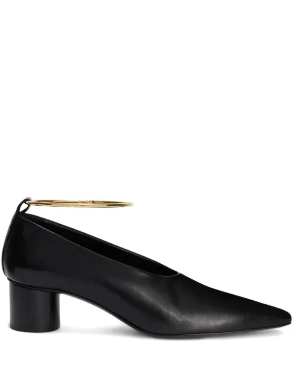 【定価16万】 ジルサンダー RING リング　ハイヒール パンプス 黒 36 Jil Sander Ring デタッチャブルメタル パンプス | ブラック | FARFETCH JP