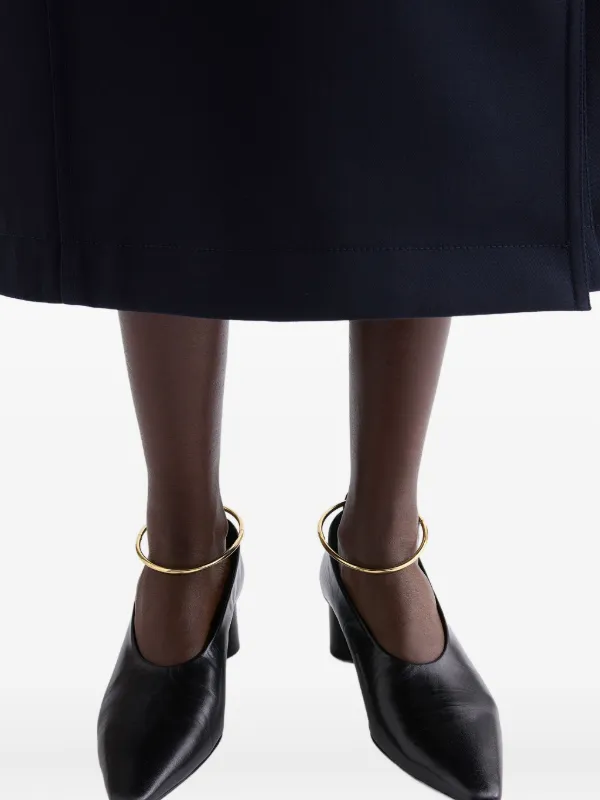 Jil Sander Ring デタッチャブルメタル パンプス | ブラック | FARFETCH JP