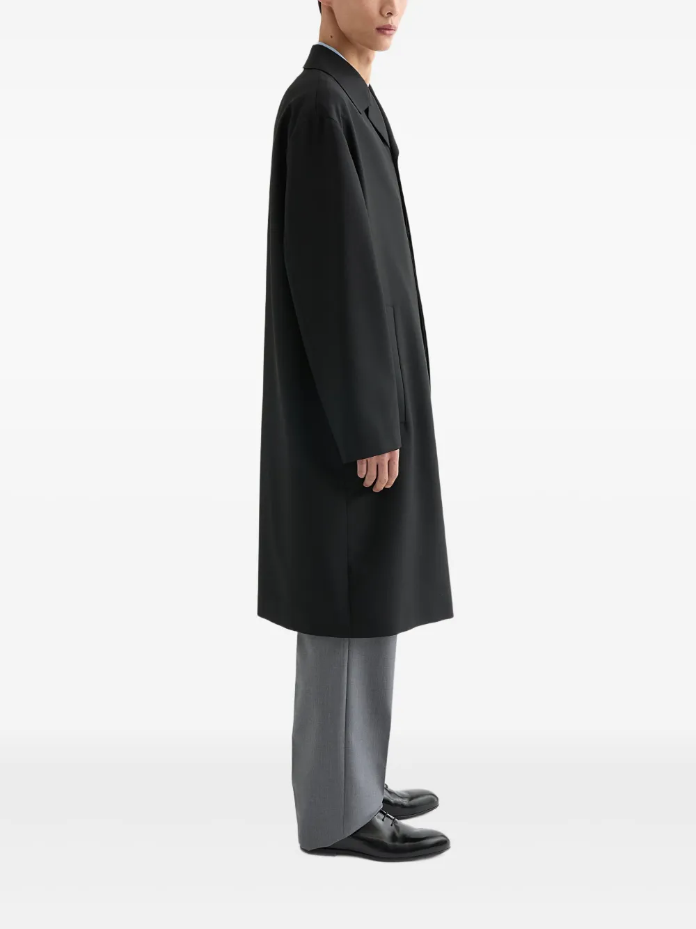 Jil Sander button-up wool coat | Single Breasted Coats | Image 2