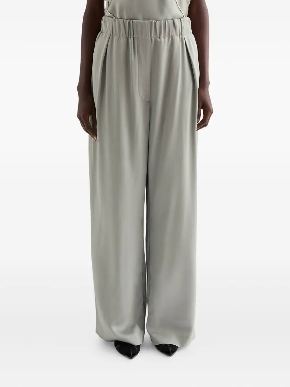  Jil Sander Elasticated-waist Trousers - Grey 