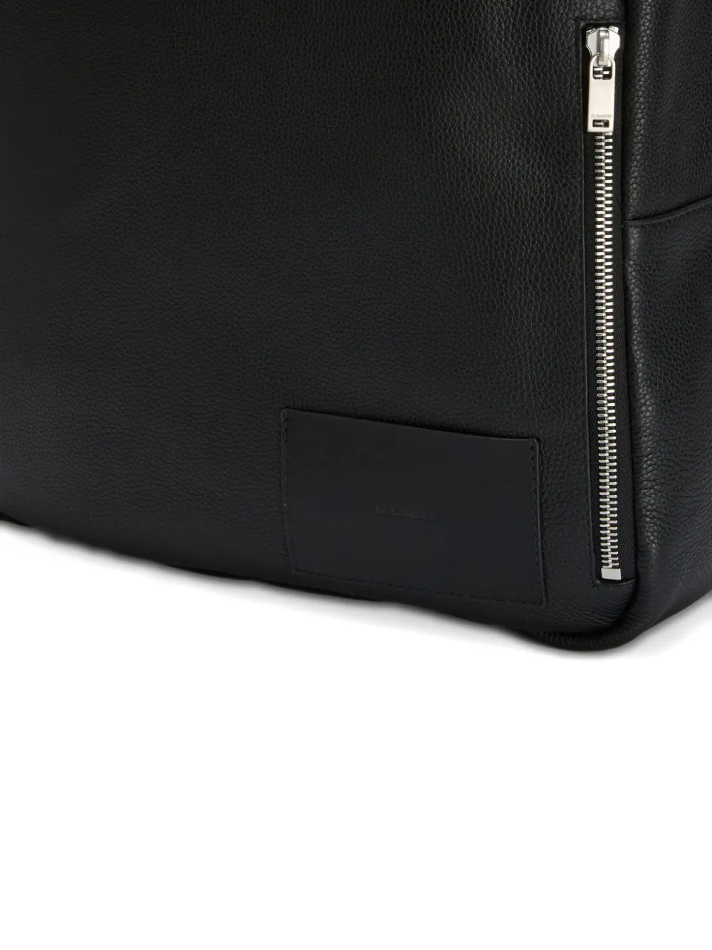  Jil Sander Grained Zipped Urban Backpack - Black 
