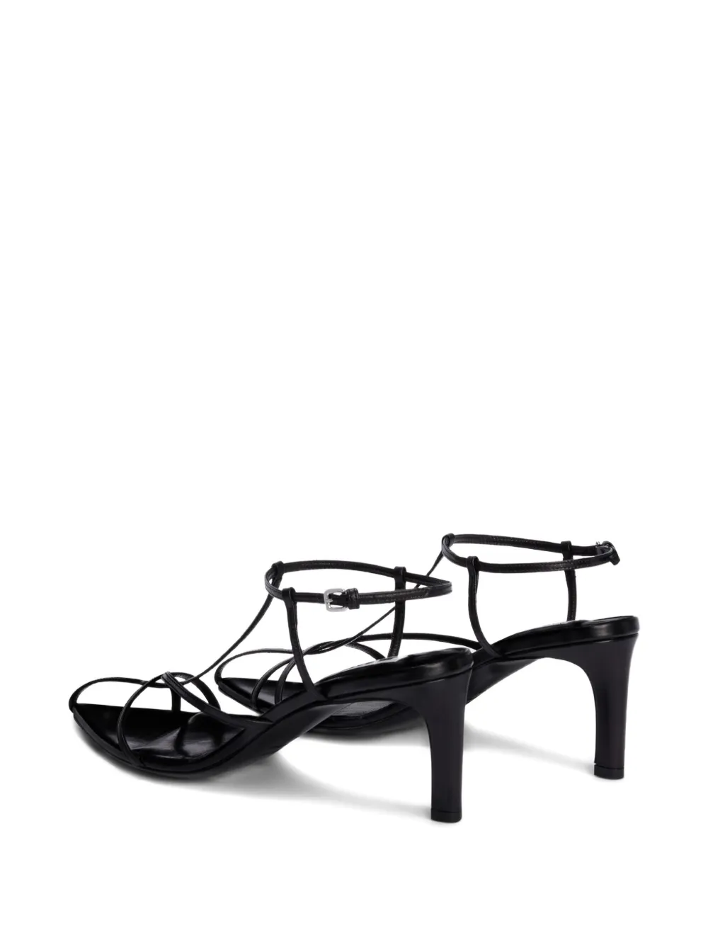 Jil Sander Interwoven-straps Pointed-toe Pumps In Black
