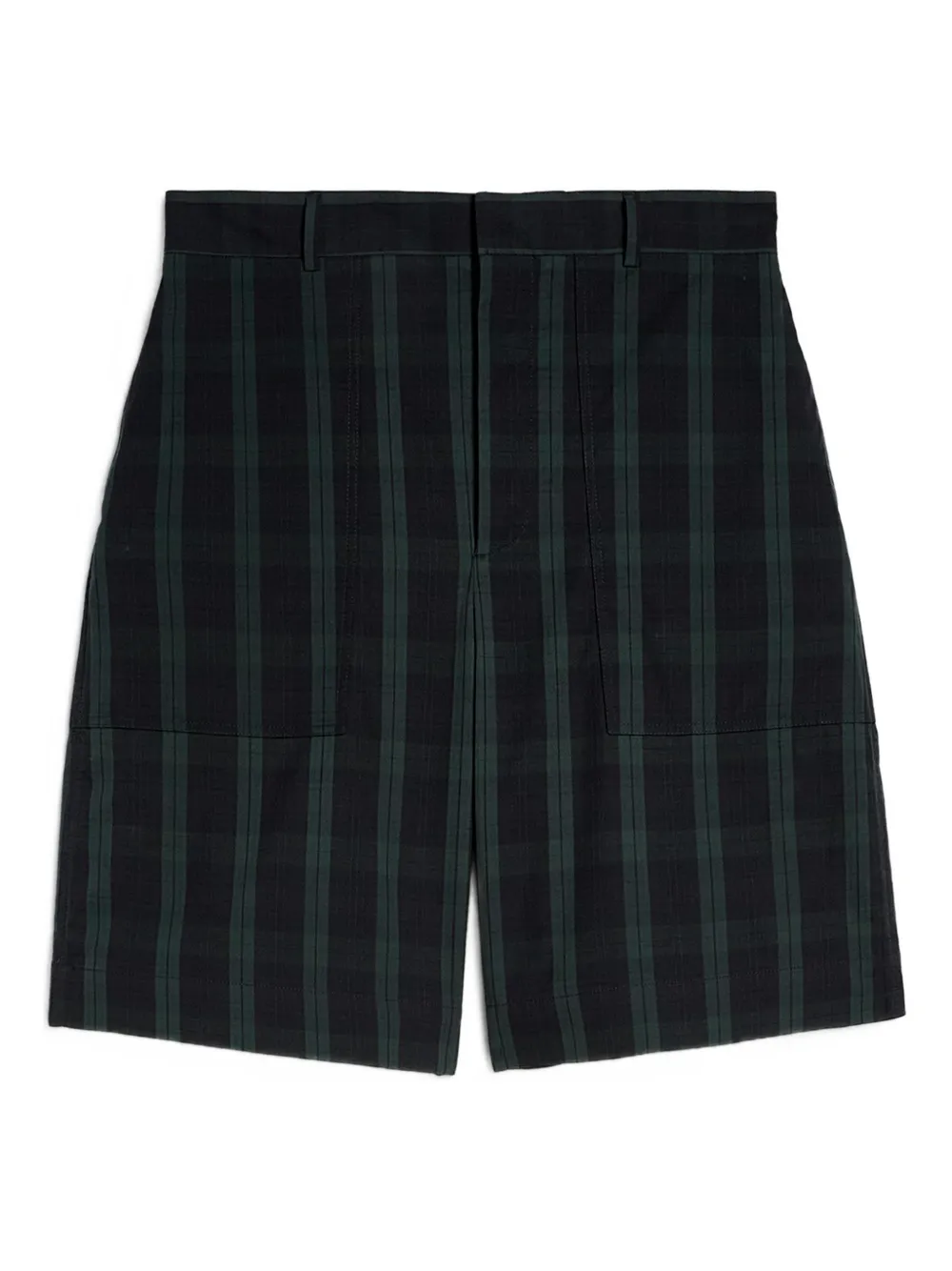 Jil Sander check print pocket shorts | negro | Image 1