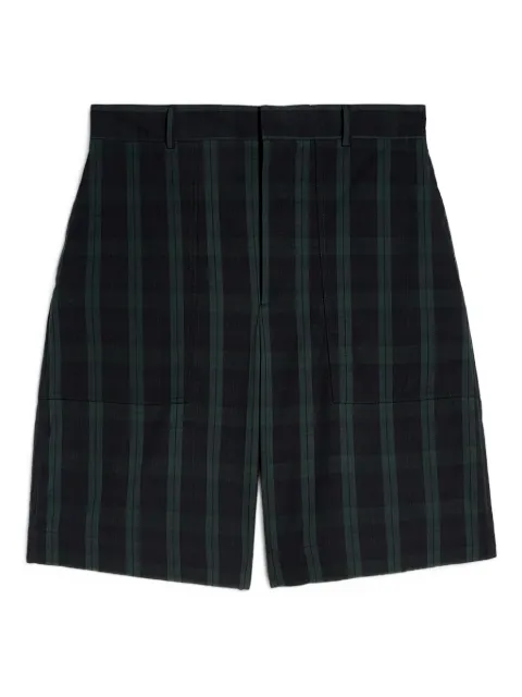 Jil Sander check print pocket shorts