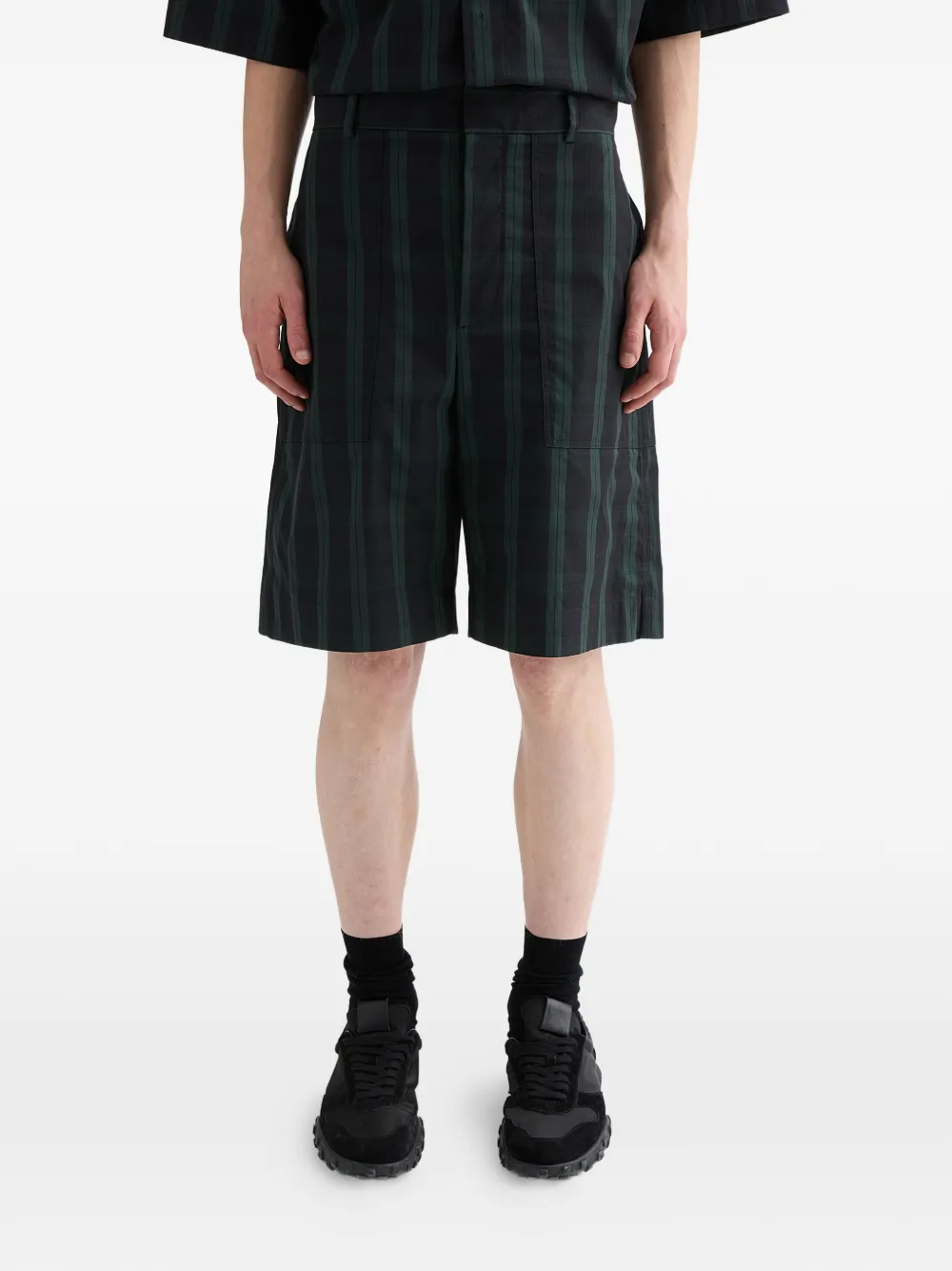 Jil Sander check print pocket shorts | Pantalones rectos y con corte regular | Image 2